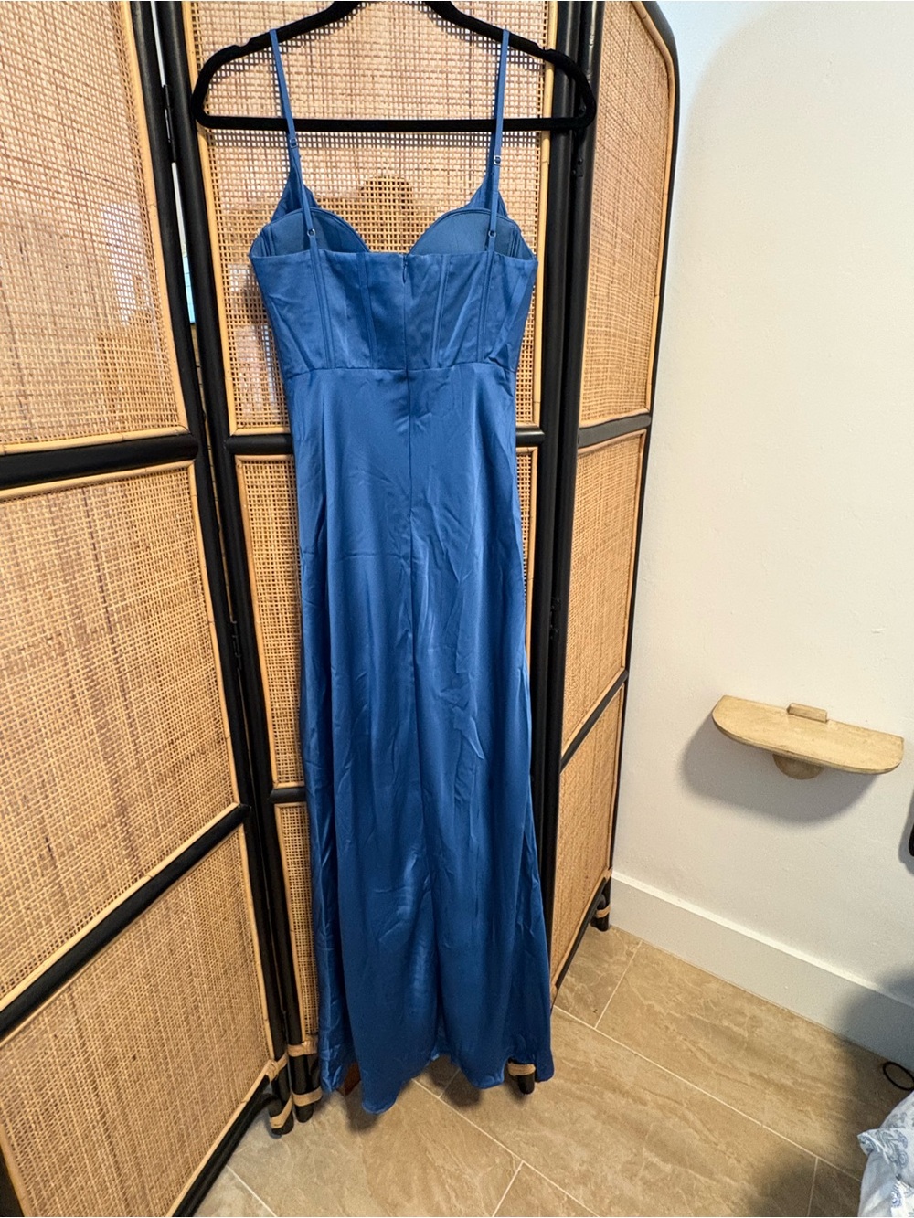 REVOLVE ASTR the Label Cannes Dress in Denim Blue. - Picture 5 of 7